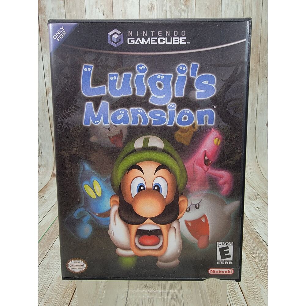 Luigi's Mansion (Nintendo GameCube, 2001) Black Label Complete